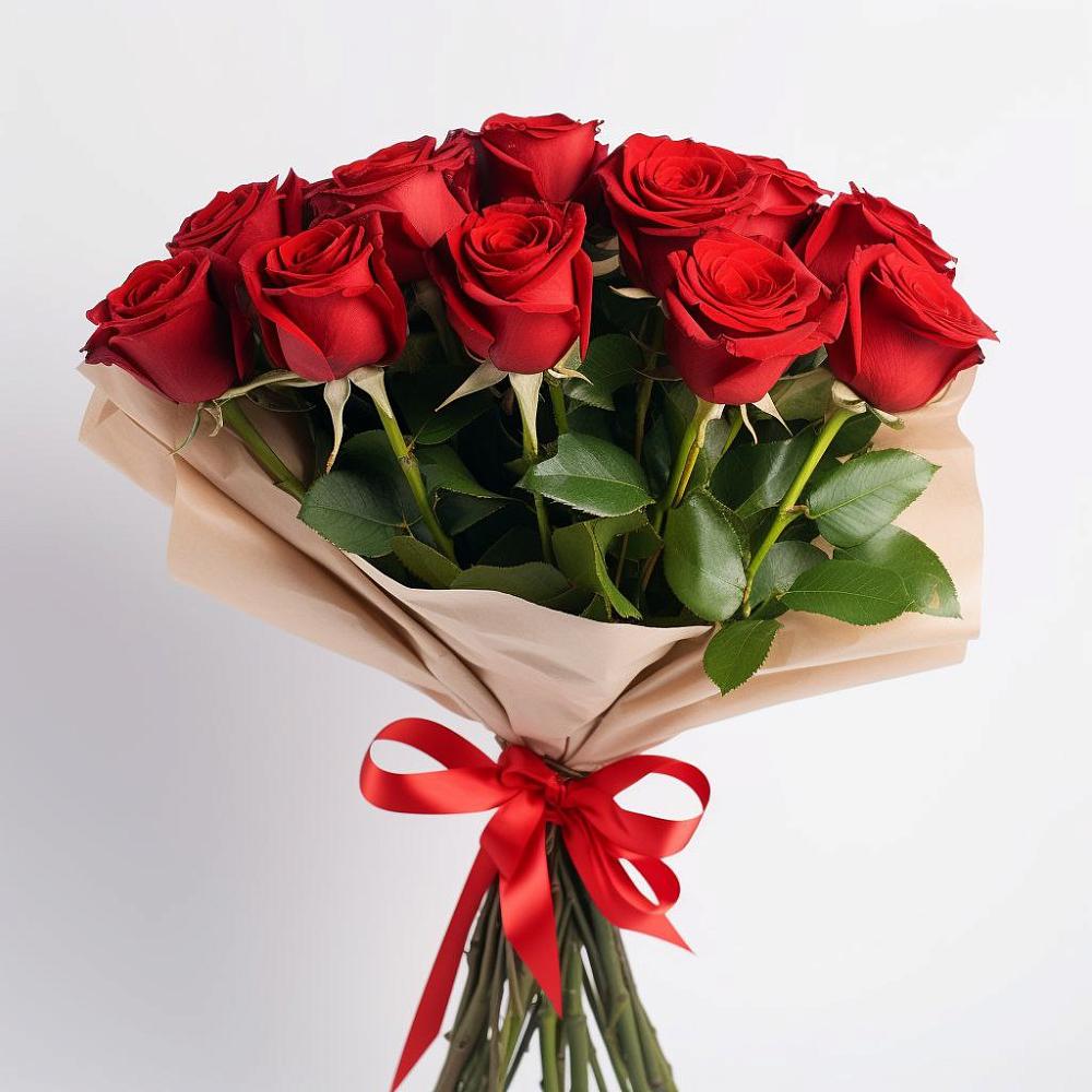 Букет 11 Красных роз Эдлесс Лав в Березниках