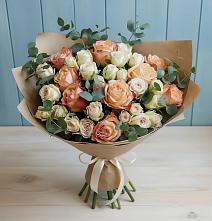 Букет цветов из:  Альстромерии и Розы #REPLACE_PRED# Березниках